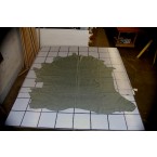 Gray Upholstery Cow Hide Leather